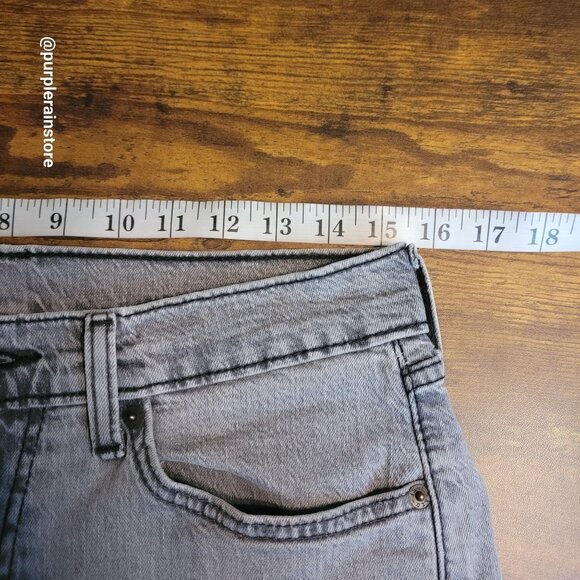 Levi's Jeans 31x32 Measures 31x31 Straight 505 Stretch Gray Denim Western - Picture 7 of 12